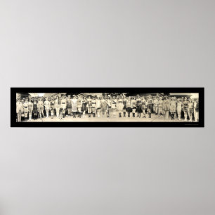 Póster Foto del desfile de los Chicas del baño 1920