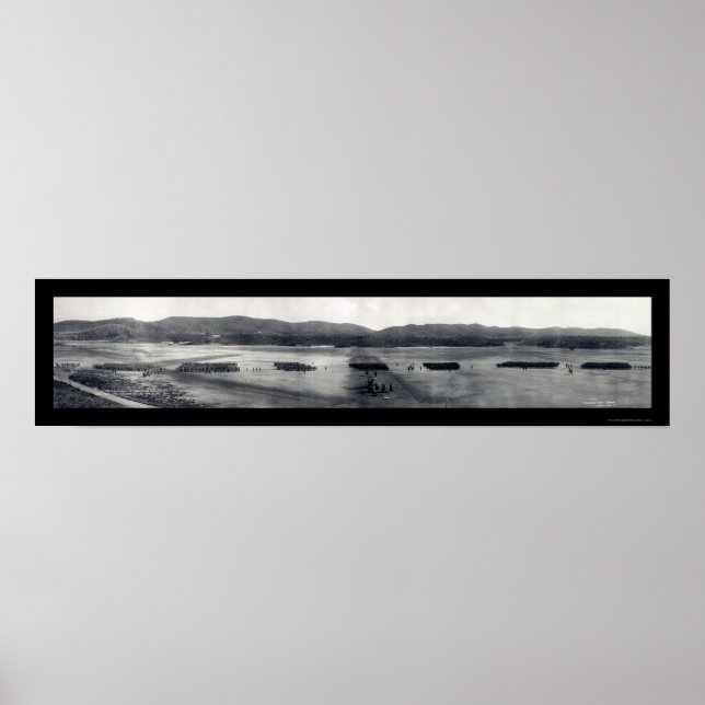 Póster Foto del desfile de vestidos marinos de 1911 (Frente)