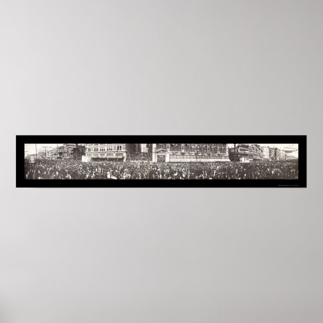 Póster Foto del desfile Mardi Gras 1910 (Frente)