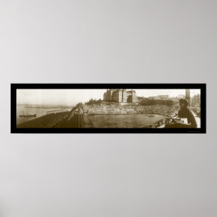 Póster Foto del Día del Estadio Tacoma WA 1913