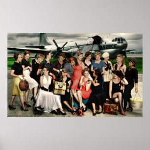 Póster Foto del equipo de bombardeos atómicos de 2009