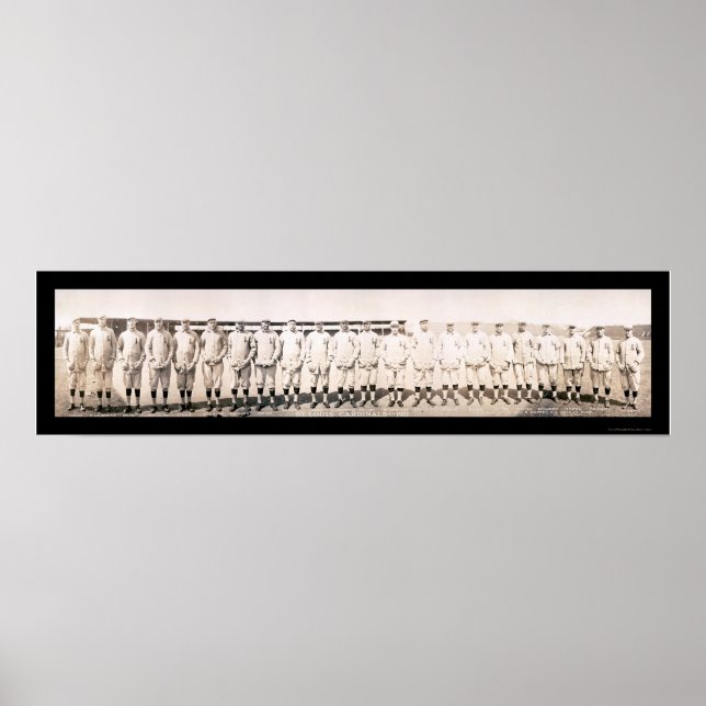 Póster Foto del equipo de St Louis Cardinals 1911 (Frente)