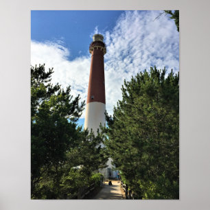 Póster Foto del faro de Barnegat