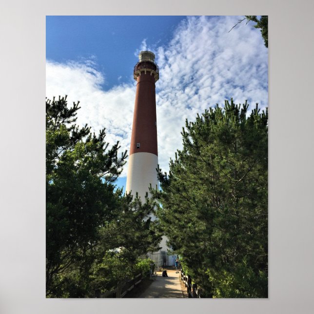 Póster Foto del faro de Barnegat (Frente)
