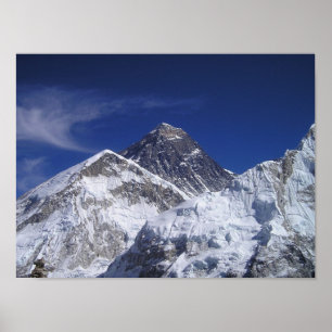 Póster Foto del Monte Everest