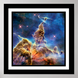 Póster Foto del Monte Místico de la Nebulosa de Carina en