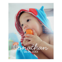 Foto del personalizado con nombre y fecha