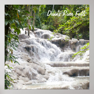Póster Foto del personalizar Dunn's River Falls