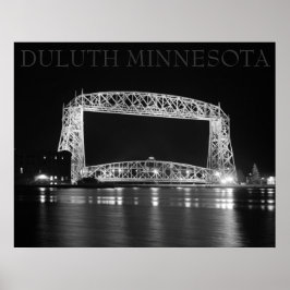 Póster Foto del puente aéreo de elevación de Duluth