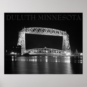 Póster Foto del puente aéreo de elevación de Duluth