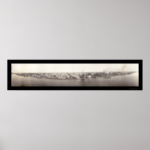 Póster Foto del puerto de Baton Rouge en 1912