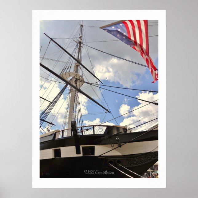 Póster Foto del puerto del barco baltimore de la constela (Frente)