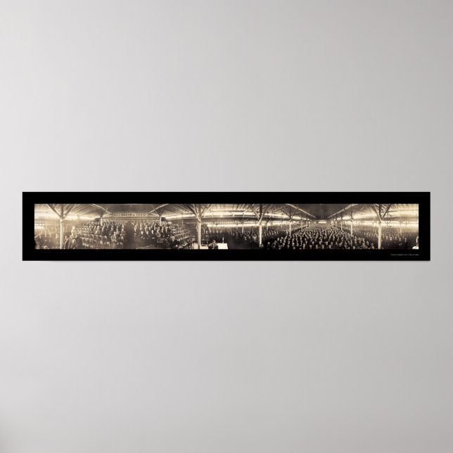 Póster Foto del tabernáculo dominical de 1910 (Frente)