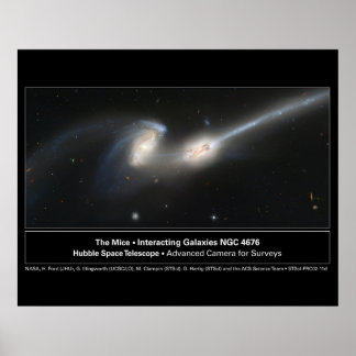 Póster Foto del Telescopio Hubble para los ratones