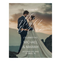 Foto elegante la noche antes de la cena de ensayo