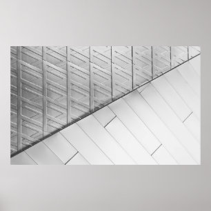 Póster Foto en escala de grises del suelo