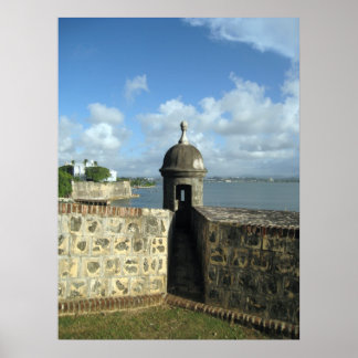 Póster Foto enmarcada de Garita Puerto Rico