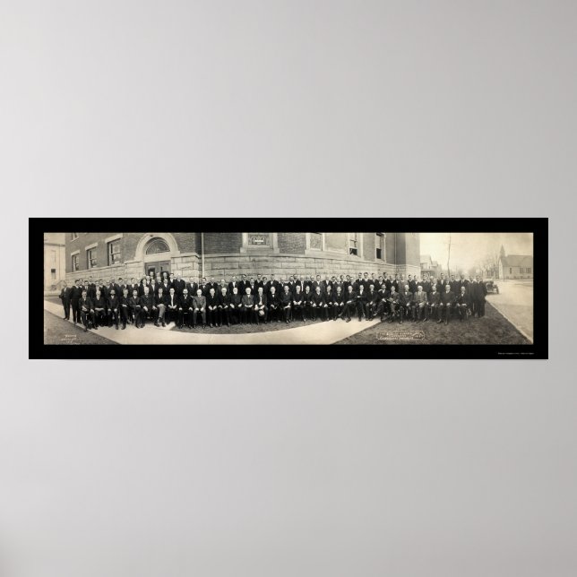 Póster Foto evangélica de Naperville 1915 (Frente)