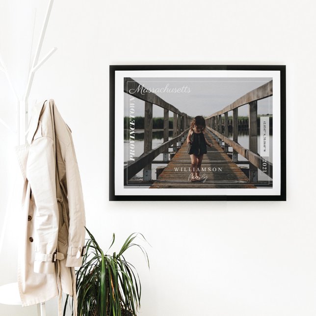 Póster Foto familiar de viajes editorial moderno Keepsake (Subido por el creador)