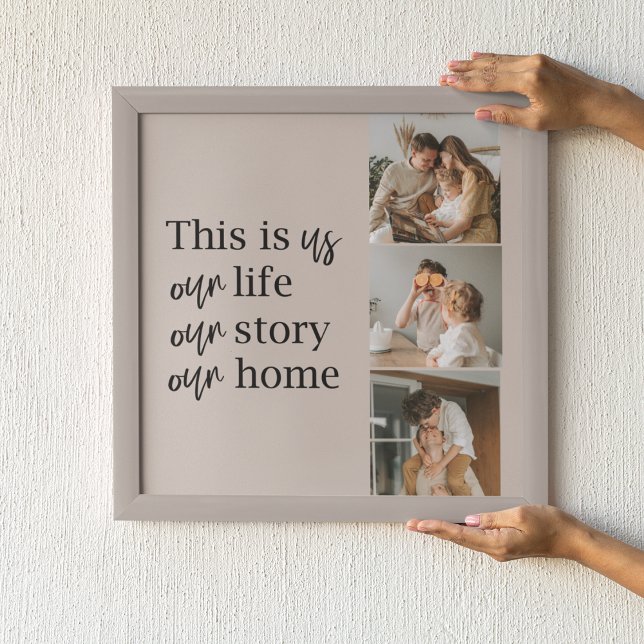 Póster Foto familiar moderna de pareja y cita encantadora (Subido por el creador)