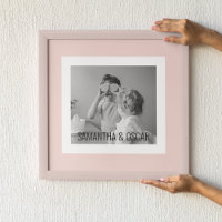 Foto familiar moderna Pastel Regalo sencillo rosa