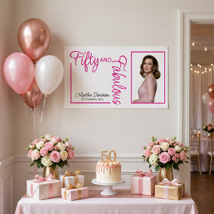 Póster Foto Fifty y Fabuloso Cumpleaños 50 Poster