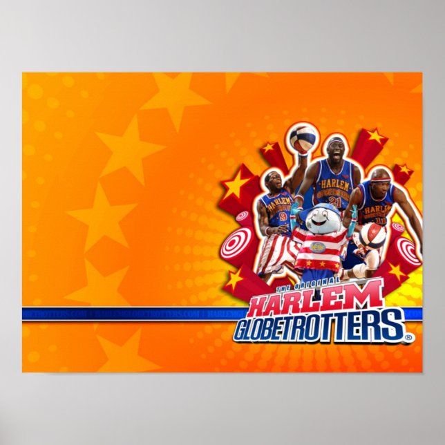 Póster Foto grupal de Harlem GlobeTrotter (Frente)