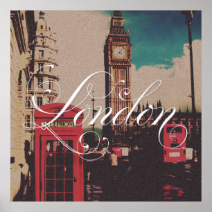 Póster Foto histórica de Londres