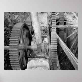 Póster Foto industrial - Gear de transmisión de Grist Mil