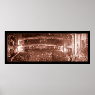 Póster Foto Iroquois 1903 del fuego del teatro