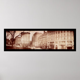 Póster Foto masónica 1903 de Boston del teatro