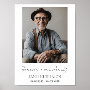 Póster Foto Memorial Simple