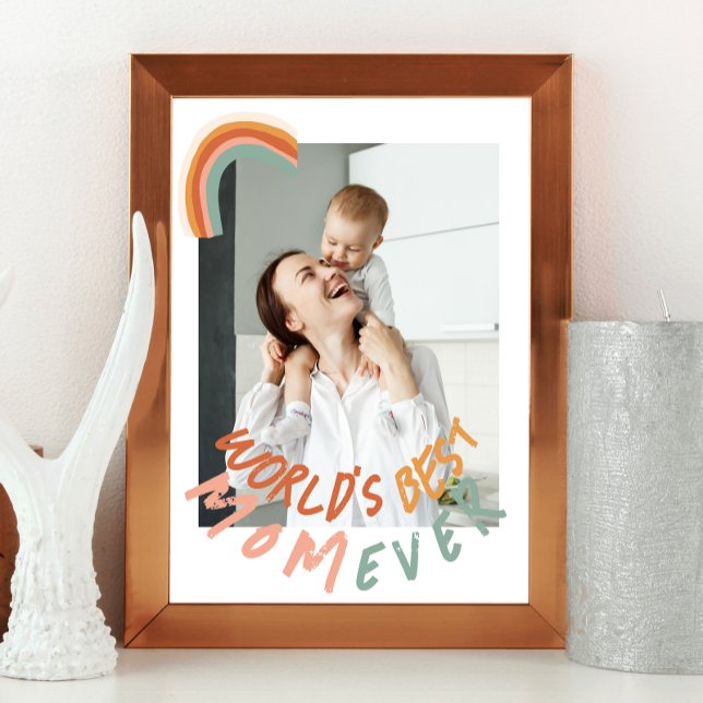 Póster foto moderna de la mejor madre del mundo del arcoi (Subido por el creador)