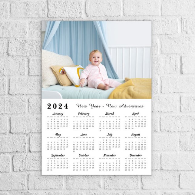 Póster Foto moderna poster del calendario de Año Nuevo 20 (Subido por el creador)