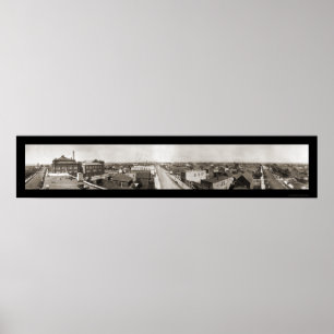 Póster Foto panorámica 1914 del manganeso de Hibbing