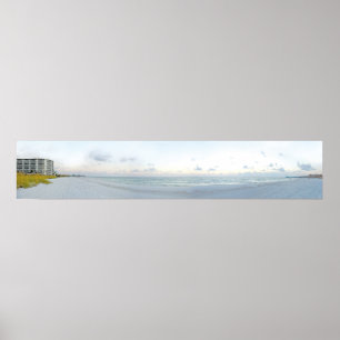 Póster Foto panorámica de la playa II