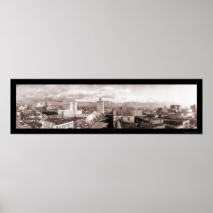 Póster Foto Panorámica De Salt Lake City UT 1913