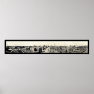 Póster Foto panorámica magnífica 1912 de Erie,