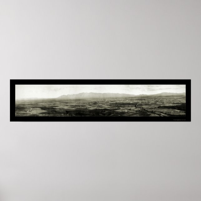 Póster Foto Panorámica Tucson AZ 1909 (Frente)