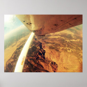 Póster foto perfecta de vuelo pequeño