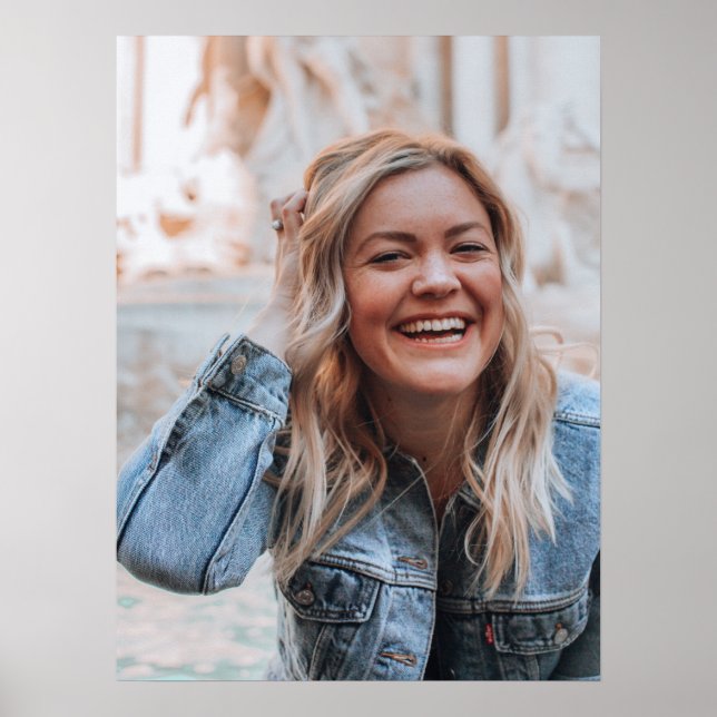 Póster Foto personalizada (Frente)