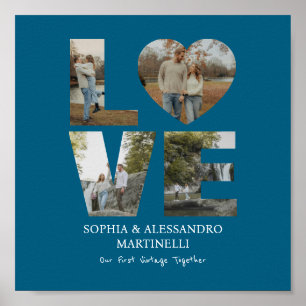 Póster Foto Personalizada de Aniversario