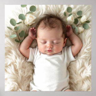 Póster Foto Personalizada de Bebé