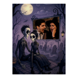 Póster Foto personalizada de Halloween gótico