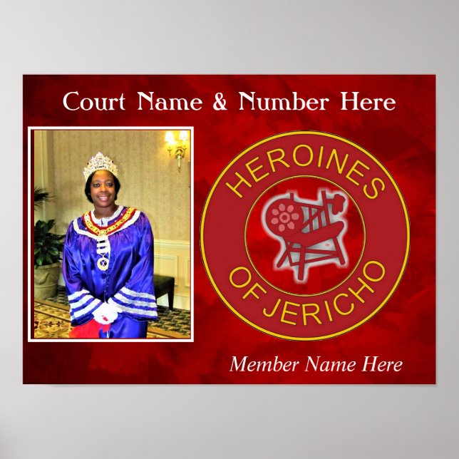 Póster Foto personalizada de HOJ (Frente)