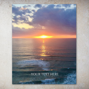 Póster Foto personalizada y texto personalizado 