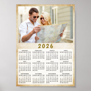 Póster Foto Personalizado de Calendar 2026