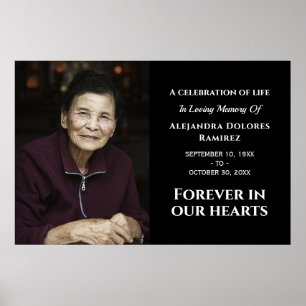 Póster Foto Personalizado Moderna Para Siempre En El Fune