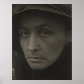 Póster Foto retrato de Alfred Stieglitz Georgia O’Keeffe