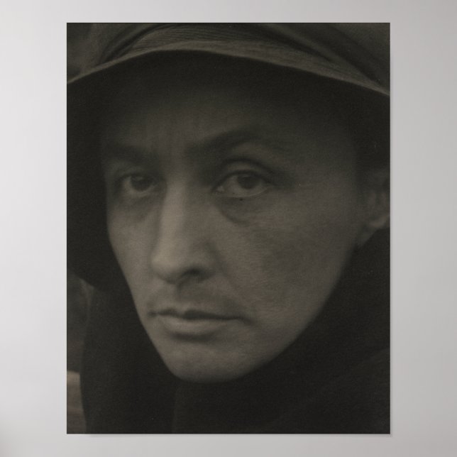 Póster Foto retrato de Alfred Stieglitz Georgia O’Keeffe (Frente)